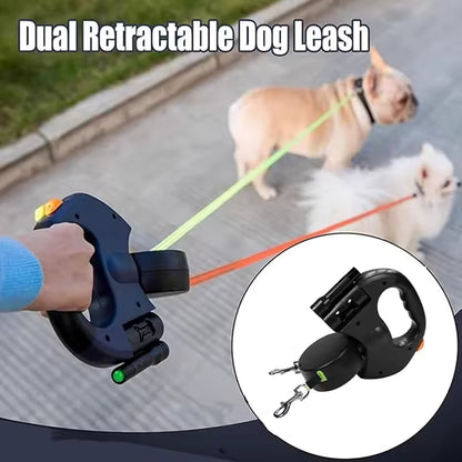 TwinPaws™ — Innovative Dual Retractable Dog Leash