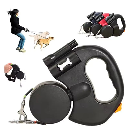 TwinPaws™ — Innovative Dual Retractable Dog Leash